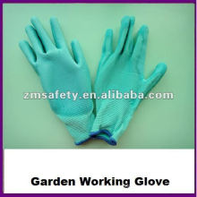 Nylon PU Coated Garden Working Glove For General Handling